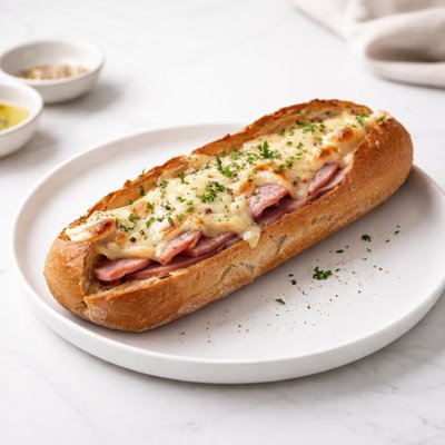 Image of Ham Cheese and Herb Baguette