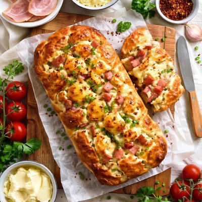 Image of Ham Cheese Bread