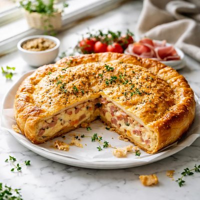 Image of Ham Cheese Pie