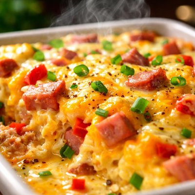 Image of Ham Egg Casserole