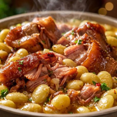 Image of Ham Hocks and Lima Beans