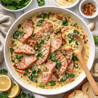 Image of Ham in Cream Sauce