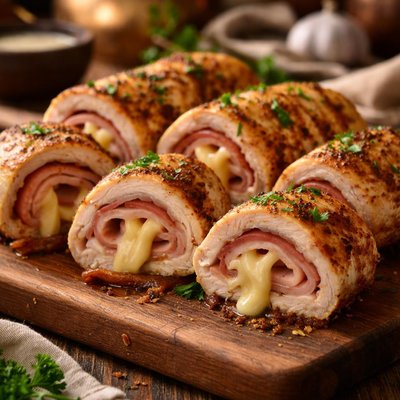 Image of Ham N Cheese Chicken Roll Ups