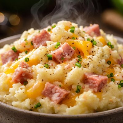 Image of Ham N Cheese Mashed Potatoes