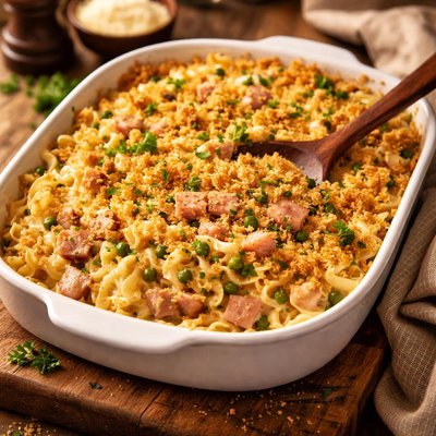Image of Ham Noodle Casserole