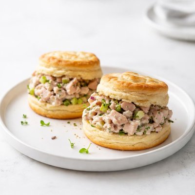 Image of Ham Salad on Biscuits