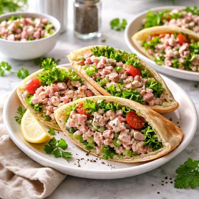 Image of Ham Salad Pitas