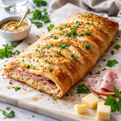 Image of Ham Swiss Crescent Braid