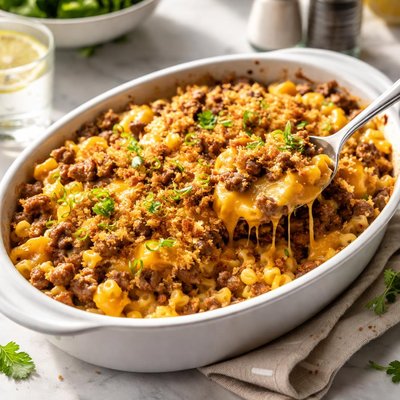 Image of Hamburger and Kd Casserole