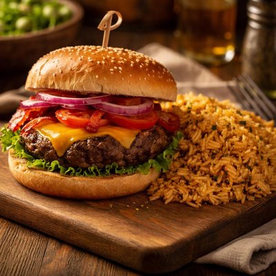 Image of Hamburger and Rice a Roni