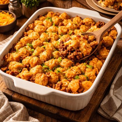 Image of Hamburger and Tater Tot Casserole