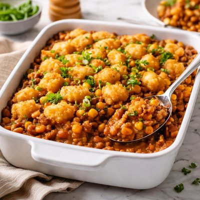 Image of Hamburger Baked Bean Hotdish