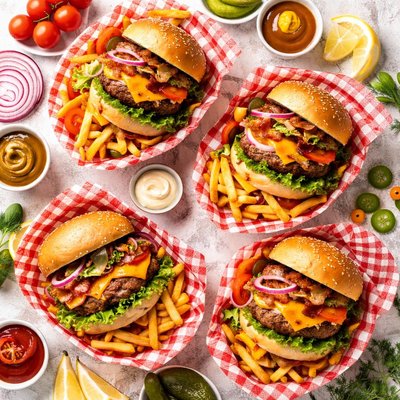 Image of Hamburger Baskets