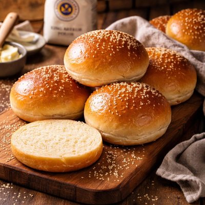 Image of Hamburger Buns King Arthur Flour