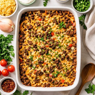 Image of Hamburger Hash Brown Casserole