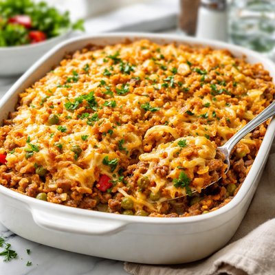 Image of Hamburger Hash Browns Hotdish