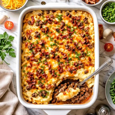 Image of Hamburger Mashed Potato Casserole