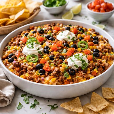 Image of Hamburger Nacho Dip