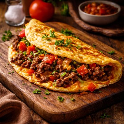 Image of Hamburger Omelette