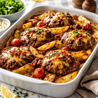 Image of Hamburger Oven Meal