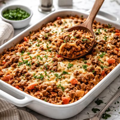 Image of Hamburger Rice Casserole