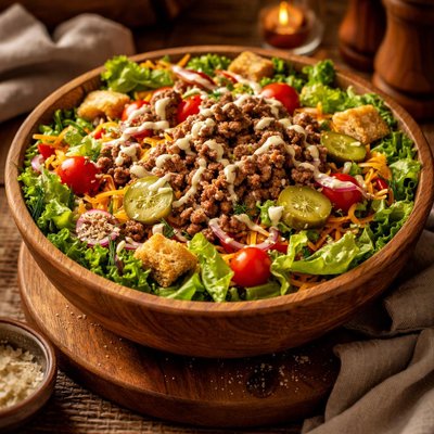 Image of Hamburger Salad