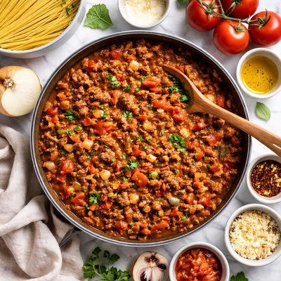 Image of Hamburger Spaghetti Sauce