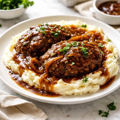 Image of Hamburger Steak and Gravy