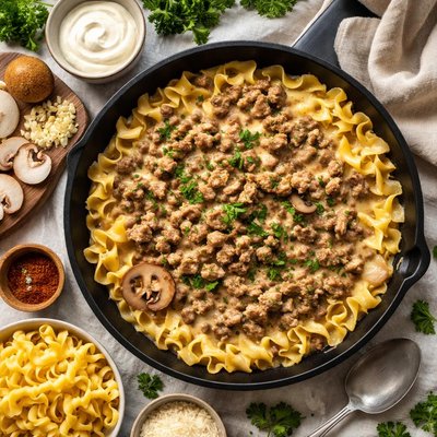 Image of Hamburger Stroganoff