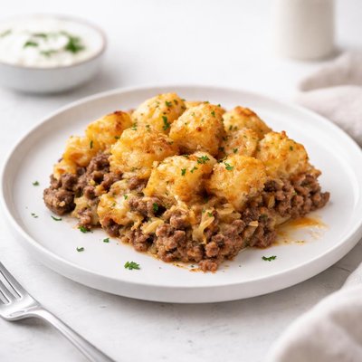 Image of Hamburger Tater Tot Casserole