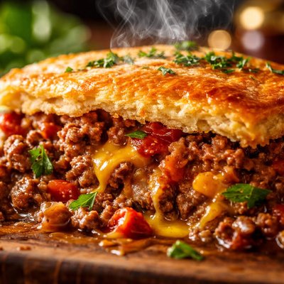 Image of Hamburger Upside Down Pie