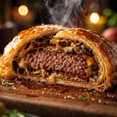 Image of Hamburger Wellington