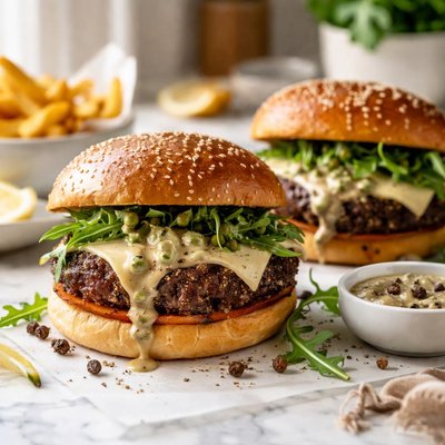 Image of Hamburgers Au Poivre