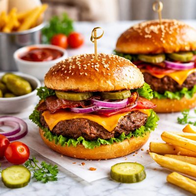 Image of Hamburgers Deluxe