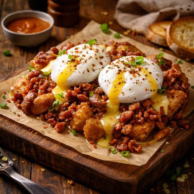Image of Hangover Poached Eggs