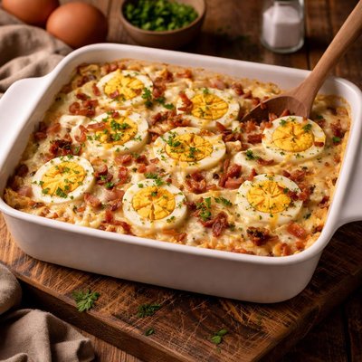 Image of Hard Boiled Egg Casserole