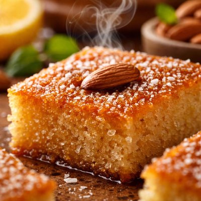 Image of Harissa Harisa Haresa Arabic Semolina Cake