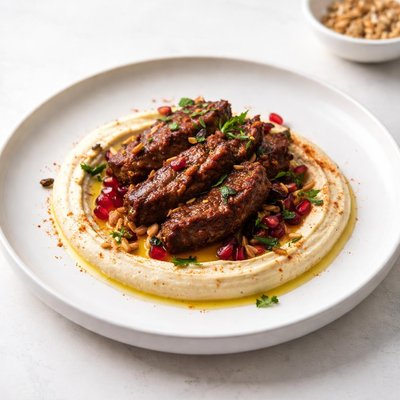 Image of Harissa Lamb with Hummus