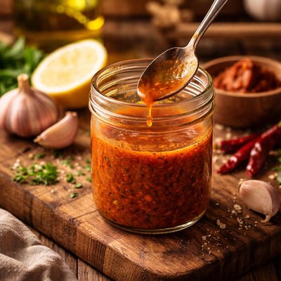 Image of Whole30 Harissa Vinaigrette