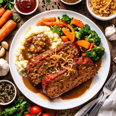 Image of Harley Davidson Cafe Homestyle Meatloaf
