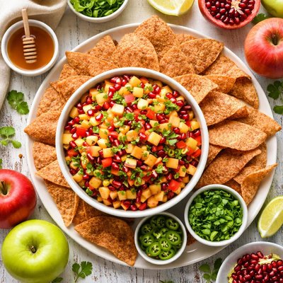 Image of Harvest Apple Salsa with Cinnamon Chips
