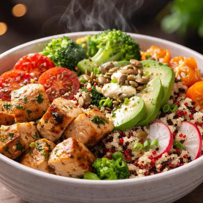 Image of Cuenco de cosecha alto en proteínas