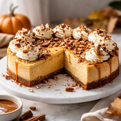 Image of Harvest Pumpkin Cheesecake