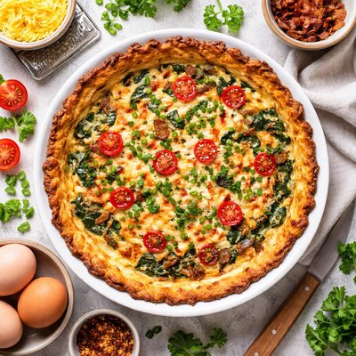 Image of Hash Browns Quiche