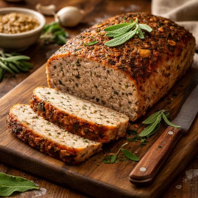 Image of Haslet Ground Pork and Sage Meatloaf