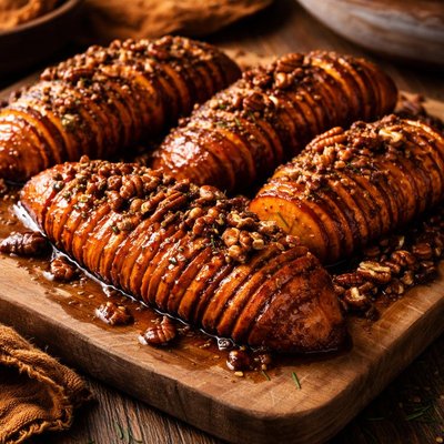Image of Hasselback Candied Yams