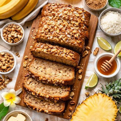 Image of Hawaiian Banana Nut Bread