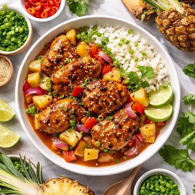 Image of Hawaiian Chicken or Polynesian Chicken