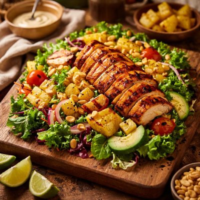 Image of Hawaiian Grilled Chicken Salad