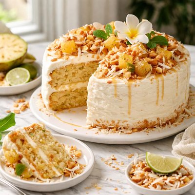 Image of Hawaiian Honeymoon Cake